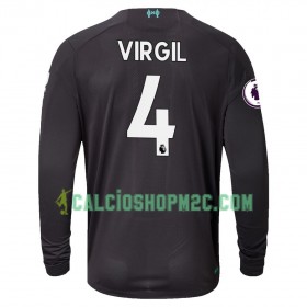 Liverpool Virgil Van Dijk 4 Maglia Terza 2019/2020 Manica Lunga